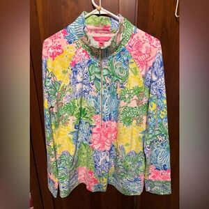 Lilly Pulitizer Half Zip Popover - Cheek to Cheek